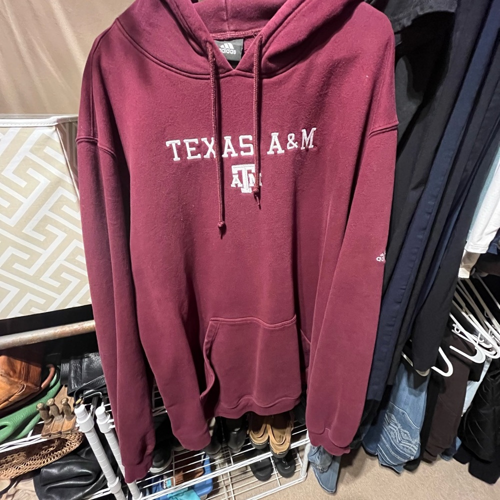 Adidas Burgundy Texas A&M Aggies Men's Pullover sweatshirt